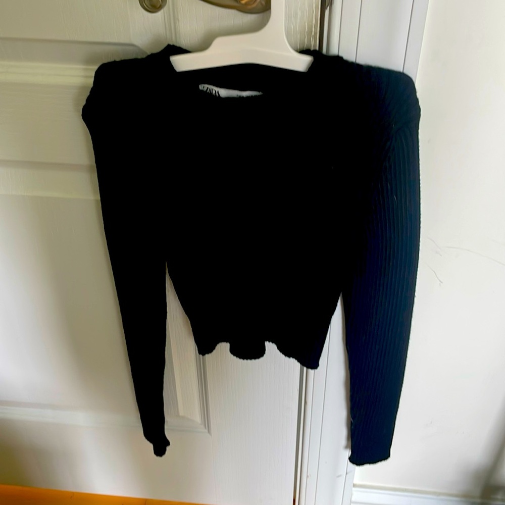 Zara cropped sweater
